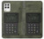 W3959 Military Radio Graphic Print Funda Carcasa Case y Caso Del Tirón Funda para Samsung Galaxy A22 4G