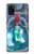 W3912 Cute Little Mermaid Aqua Spa Funda Carcasa Case y Caso Del Tirón Funda para Samsung Galaxy A31