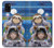 W3915 Raccoon Girl Baby Sloth Astronaut Suit Funda Carcasa Case y Caso Del Tirón Funda para Samsung Galaxy A31