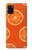 W3946 Seamless Orange Pattern Funda Carcasa Case y Caso Del Tirón Funda para Samsung Galaxy A31