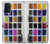 W3956 Watercolor Palette Box Graphic Funda Carcasa Case y Caso Del Tirón Funda para Samsung Galaxy A32 4G