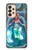 W3911 Cute Little Mermaid Aqua Spa Funda Carcasa Case y Caso Del Tirón Funda para Samsung Galaxy A33 5G