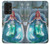 W3911 Cute Little Mermaid Aqua Spa Funda Carcasa Case y Caso Del Tirón Funda para Samsung Galaxy A33 5G
