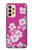 W3924 Cherry Blossom Pink Background Funda Carcasa Case y Caso Del Tirón Funda para Samsung Galaxy A33 5G