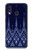 W3950 Textile Thai Blue Pattern Funda Carcasa Case y Caso Del Tirón Funda para Samsung Galaxy A40