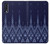 W3950 Textile Thai Blue Pattern Funda Carcasa Case y Caso Del Tirón Funda para Samsung Galaxy A50