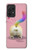 W3923 Cat Bottom Rainbow Tail Funda Carcasa Case y Caso Del Tirón Funda para Samsung Galaxy A52s 5G
