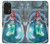 W3911 Cute Little Mermaid Aqua Spa Funda Carcasa Case y Caso Del Tirón Funda para Samsung Galaxy A53 5G