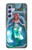 W3911 Cute Little Mermaid Aqua Spa Funda Carcasa Case y Caso Del Tirón Funda para Samsung Galaxy A54 5G