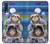 W3915 Raccoon Girl Baby Sloth Astronaut Suit Funda Carcasa Case y Caso Del Tirón Funda para Samsung Galaxy A70