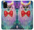 W3934 Fantasy Nerd Owl Funda Carcasa Case y Caso Del Tirón Funda para Samsung Galaxy A03S