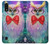 W3934 Fantasy Nerd Owl Funda Carcasa Case y Caso Del Tirón Funda para Samsung Galaxy A01