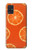 W3946 Seamless Orange Pattern Funda Carcasa Case y Caso Del Tirón Funda para Samsung Galaxy A51