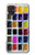 W3956 Watercolor Palette Box Graphic Funda Carcasa Case y Caso Del Tirón Funda para Samsung Galaxy A51