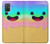 W3939 Ice Cream Cute Smile Funda Carcasa Case y Caso Del Tirón Funda para Samsung Galaxy A71