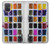 W3956 Watercolor Palette Box Graphic Funda Carcasa Case y Caso Del Tirón Funda para Samsung Galaxy A71
