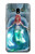 W3911 Cute Little Mermaid Aqua Spa Funda Carcasa Case y Caso Del Tirón Funda para Samsung Galaxy J3 (2018), J3 Star, J3 V 3rd Gen, J3 Orbit, J3 Achieve, Express Prime 3, Amp Prime 3