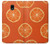 W3946 Seamless Orange Pattern Funda Carcasa Case y Caso Del Tirón Funda para Samsung Galaxy J3 (2018), J3 Star, J3 V 3rd Gen, J3 Orbit, J3 Achieve, Express Prime 3, Amp Prime 3