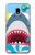 W3947 Shark Helicopter Cartoon Funda Carcasa Case y Caso Del Tirón Funda para Samsung Galaxy J3 (2018), J3 Star, J3 V 3rd Gen, J3 Orbit, J3 Achieve, Express Prime 3, Amp Prime 3