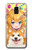 W3918 Baby Corgi Dog Corgi Girl Candy Funda Carcasa Case y Caso Del Tirón Funda para Samsung Galaxy J6 (2018)