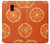 W3946 Seamless Orange Pattern Funda Carcasa Case y Caso Del Tirón Funda para Samsung Galaxy J6 (2018)