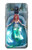 W3911 Cute Little Mermaid Aqua Spa Funda Carcasa Case y Caso Del Tirón Funda para Samsung Galaxy A6 (2018)