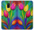 W3926 Colorful Tulip Oil Painting Funda Carcasa Case y Caso Del Tirón Funda para Samsung Galaxy A6+ (2018), J8 Plus 2018, A6 Plus 2018