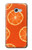 W3946 Seamless Orange Pattern Funda Carcasa Case y Caso Del Tirón Funda para Samsung Galaxy A5 (2017)