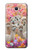 W3916 Alpaca Family Baby Alpaca Funda Carcasa Case y Caso Del Tirón Funda para Samsung Galaxy J7 Prime (SM-G610F)