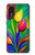 W3926 Colorful Tulip Oil Painting Funda Carcasa Case y Caso Del Tirón Funda para Samsung Galaxy Xcover 5