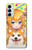 W3918 Baby Corgi Dog Corgi Girl Candy Funda Carcasa Case y Caso Del Tirón Funda para Samsung Galaxy M14