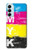 W3930 Cyan Magenta Yellow Key Funda Carcasa Case y Caso Del Tirón Funda para Samsung Galaxy M14