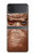W3940 Leather Mad Face Graphic Paint Funda Carcasa Case y Caso Del Tirón Funda para Samsung Galaxy Z Flip 4