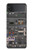 W3944 Overhead Panel Cockpit Funda Carcasa Case y Caso Del Tirón Funda para Samsung Galaxy Z Flip 4