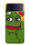 W3945 Pepe Love Middle Finger Funda Carcasa Case y Caso Del Tirón Funda para Samsung Galaxy Z Flip 4