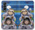 W3915 Raccoon Girl Baby Sloth Astronaut Suit Funda Carcasa Case y Caso Del Tirón Funda para Samsung Galaxy Z Fold 4