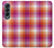 W3941 LGBT Lesbian Pride Flag Plaid Funda Carcasa Case y Caso Del Tirón Funda para Samsung Galaxy Z Fold 4