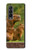 W3917 Capybara Family Giant Guinea Pig Funda Carcasa Case y Caso Del Tirón Funda para Samsung Galaxy Z Fold 3 5G