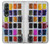 W3956 Watercolor Palette Box Graphic Funda Carcasa Case y Caso Del Tirón Funda para Samsung Galaxy Z Fold 3 5G