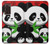 W3929 Cute Panda Eating Bamboo Funda Carcasa Case y Caso Del Tirón Funda para Samsung Galaxy Z Fold2 5G
