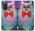 W3934 Fantasy Nerd Owl Funda Carcasa Case y Caso Del Tirón Funda para Samsung Galaxy Z Fold2 5G