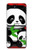 W3929 Cute Panda Eating Bamboo Funda Carcasa Case y Caso Del Tirón Funda para Samsung Galaxy Z Flip 5G