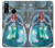 W3911 Cute Little Mermaid Aqua Spa Funda Carcasa Case y Caso Del Tirón Funda para Huawei P30 lite