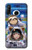 W3915 Raccoon Girl Baby Sloth Astronaut Suit Funda Carcasa Case y Caso Del Tirón Funda para Huawei P30 lite