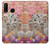 W3916 Alpaca Family Baby Alpaca Funda Carcasa Case y Caso Del Tirón Funda para Huawei P30 lite