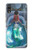 W3912 Cute Little Mermaid Aqua Spa Funda Carcasa Case y Caso Del Tirón Funda para Huawei P20 Lite