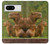 W3917 Capybara Family Giant Guinea Pig Funda Carcasa Case y Caso Del Tirón Funda para Google Pixel 8