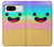 W3939 Ice Cream Cute Smile Funda Carcasa Case y Caso Del Tirón Funda para Google Pixel 8