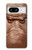 W3940 Leather Mad Face Graphic Paint Funda Carcasa Case y Caso Del Tirón Funda para Google Pixel 8