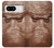 W3940 Leather Mad Face Graphic Paint Funda Carcasa Case y Caso Del Tirón Funda para Google Pixel 8